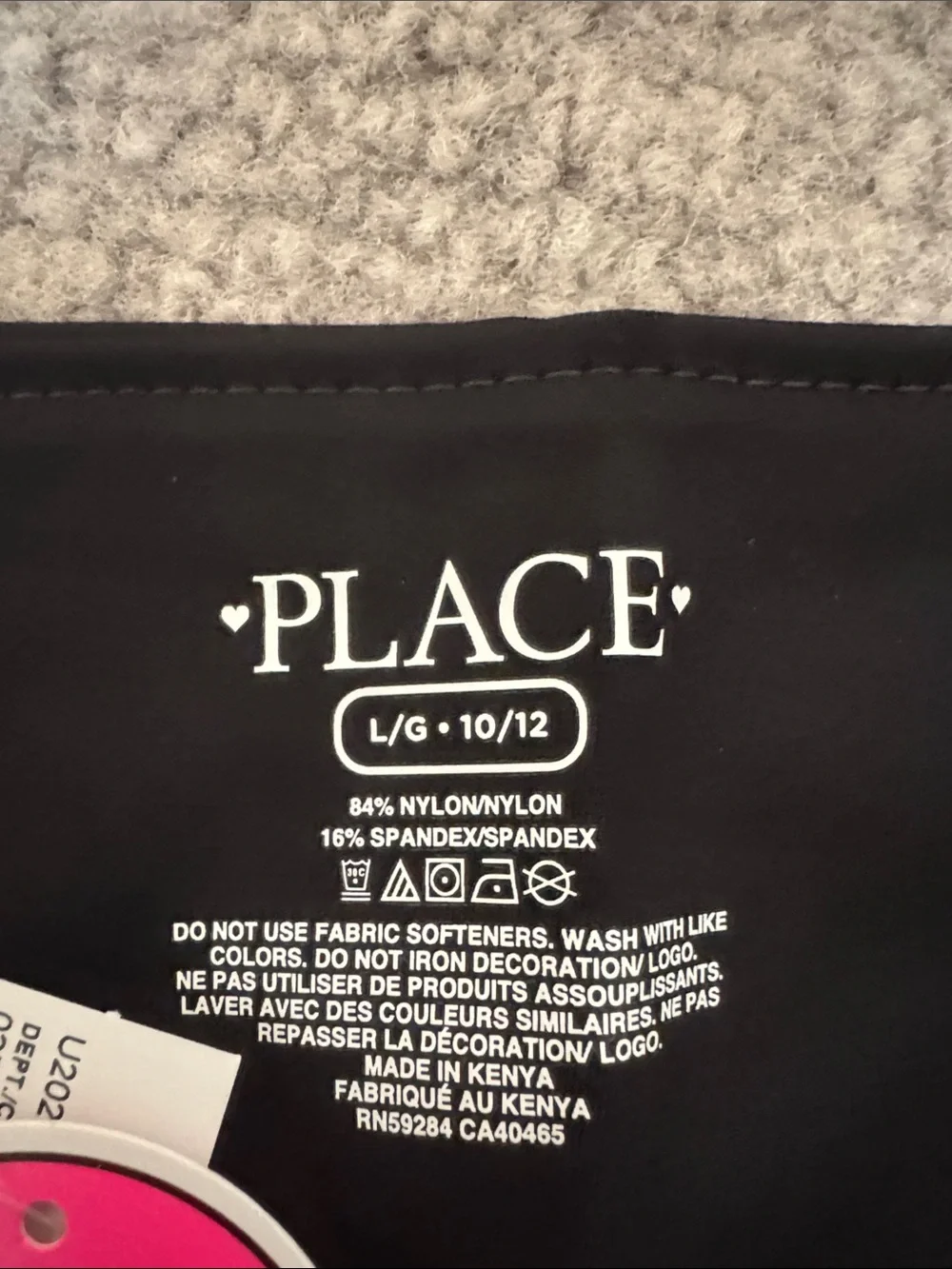 The Children's Place Black Kids High-Rise Athletic tumble Shorts
